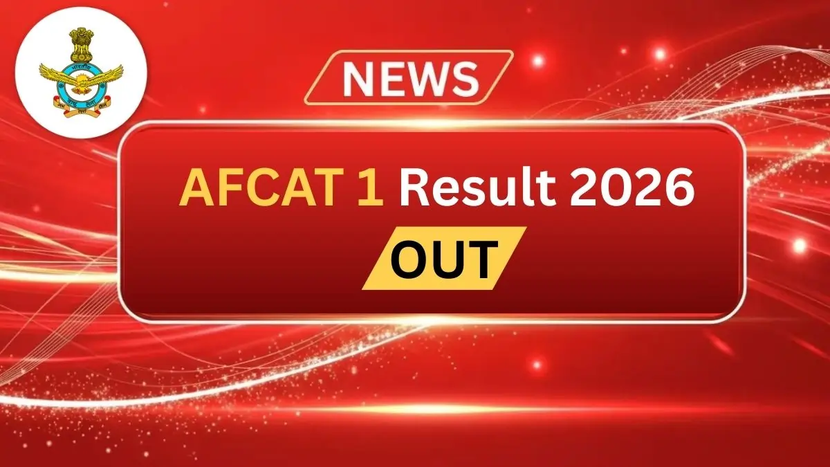 AFCAT 1 Result 2026
