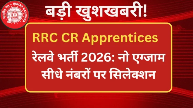 RRC CR Apprentices Recruitment 2026