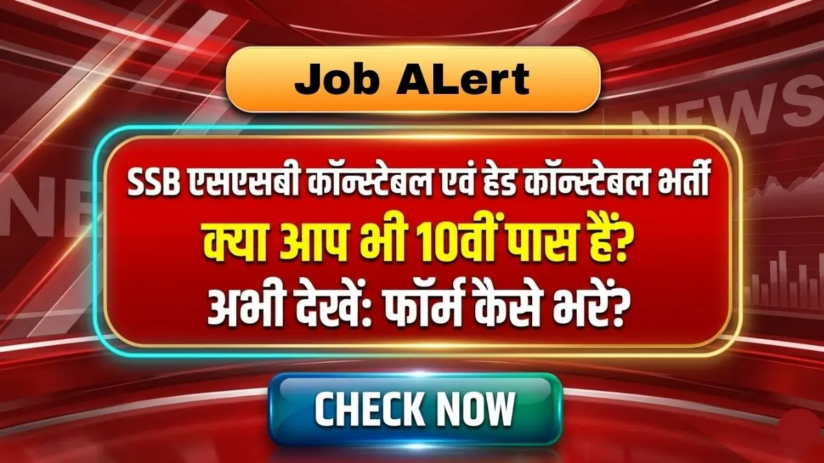 SSB Recruitment 2026