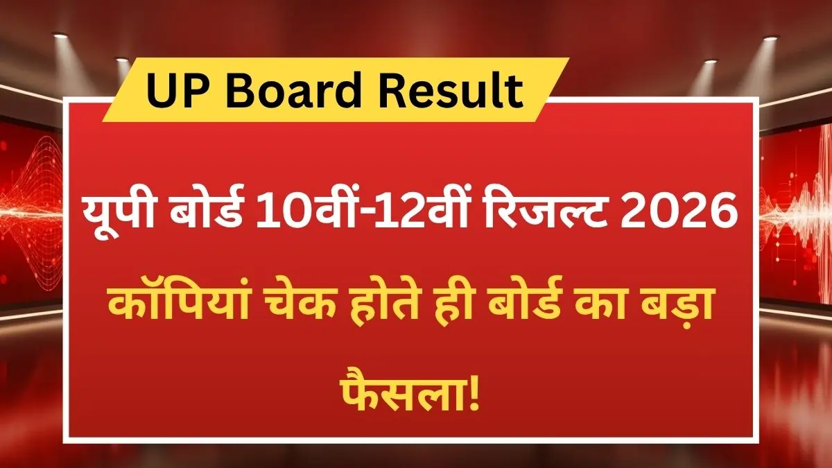 UP Board Result 2026